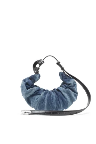 grab-d hobo s Grab-D-Small τσάντα hobo με πτυχώσεις από επεξεργασμένο τζιν