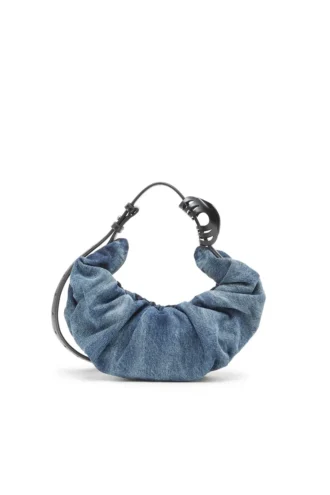 grab-d hobo s Grab-D-Small τσάντα hobo με πτυχώσεις από επεξεργασμένο τζιν