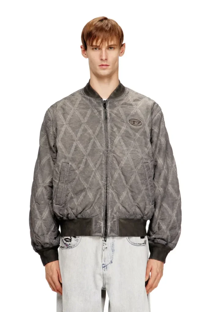j-type-treat Μπουφάν bomber με επένδυση και καπιτονέ σχέδιο j-type-treat Μπουφάν bomber με επένδυση και καπιτονέ σχέδιο