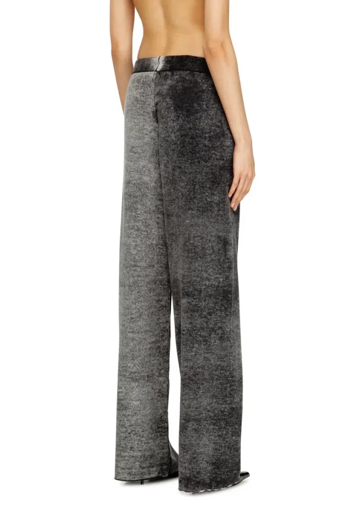 m-honorine Πλεκτό μάλλινο παντελόνι με αντίστροφη εκτύπωση