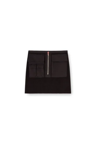 m-meryn-short Μίνι φούστα με ραβδώσεις και τσέπες cargo