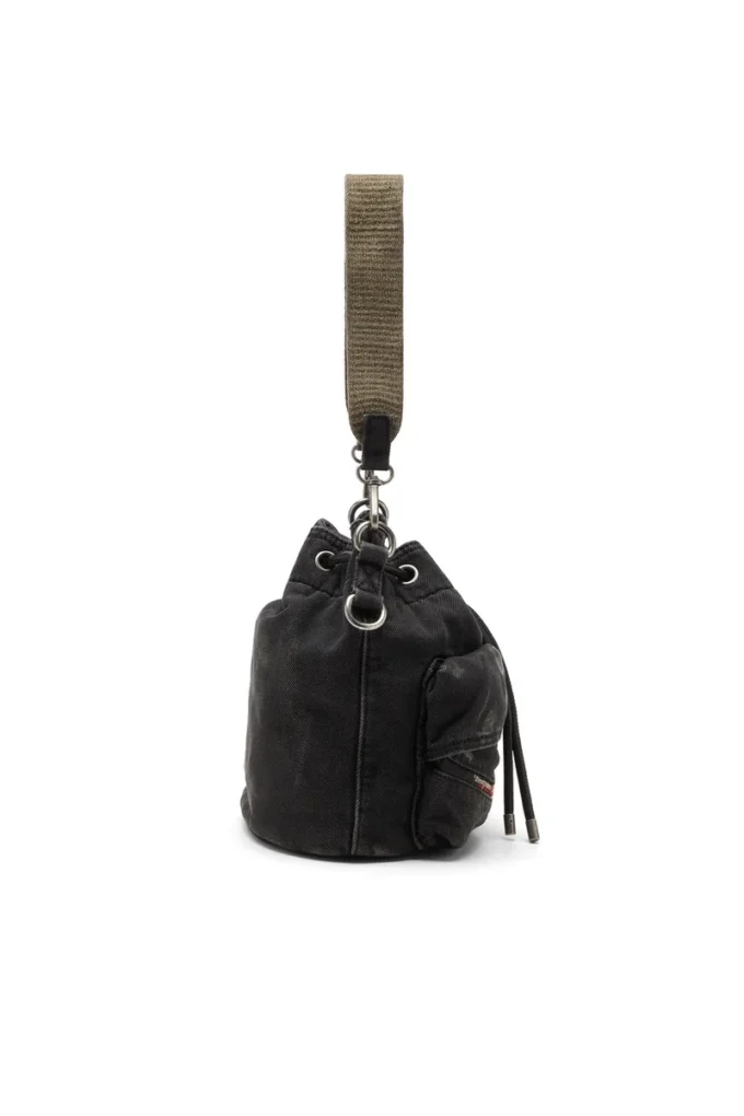 multi-pkts bucket x Τσάντα Multi-Pkts-Multipocket bucket από πλυμένο τζιν