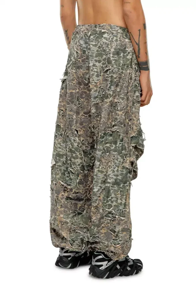 p-hokney Παντελόνι Camo με φθαρμένο φινίρισμα p-hokney Παντελόνι Camo με φθαρμένο φινίρισμα