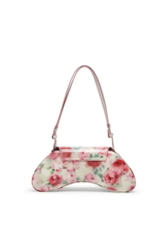 play crossbody Τσάντα ώμου Play από γυαλιστερό PU με τύπωμα