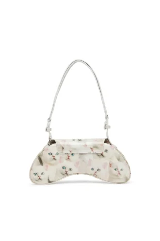 play crossbody Τσάντα ώμου Play από γυαλιστερό PU με τύπωμα