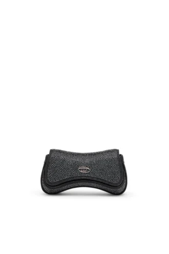 play crossbody xs Τσάντα Play-Mini crossbody από κρυστάλλινο Lurex