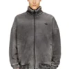 s-batel-v1 Μπουφάν με φόδρα Teddy και φερμουάρ με εφέ denim s-batel-v1 Μπουφάν με φόδρα Teddy και φερμουάρ με εφέ denim