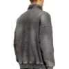 s-batel-v1 Μπουφάν με φόδρα Teddy και φερμουάρ με εφέ denim s-batel-v1 Μπουφάν με φόδρα Teddy και φερμουάρ με εφέ denim