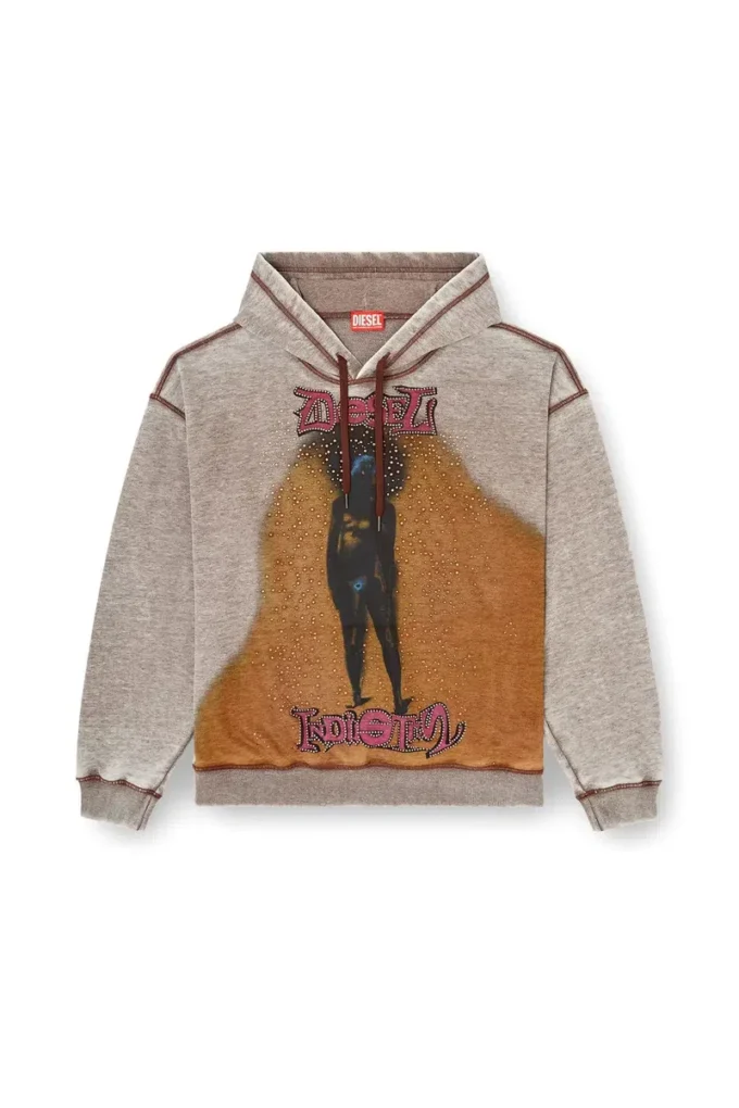 s-boxton-hood Φούτερ με τύπωμα και καρφιά s-boxton-hood Φούτερ με τύπωμα και καρφιά