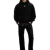 s-macs-hood-od Φούτερ με κουκούλα oversized με μεταλλικό λογότυπο