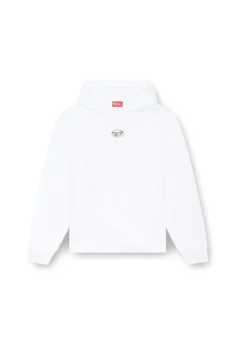 s-macs-hood-od Φούτερ με κουκούλα oversized με μεταλλικό λογότυπο