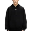 s-macs-hood-od Φούτερ με κουκούλα oversized με μεταλλικό λογότυπο