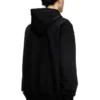 s-macs-hood-od Φούτερ με κουκούλα oversized με μεταλλικό λογότυπο