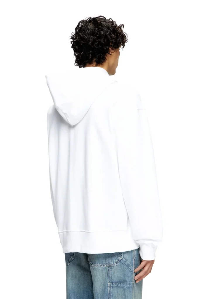 s-macs-hood-od Φούτερ με κουκούλα oversized με μεταλλικό λογότυπο