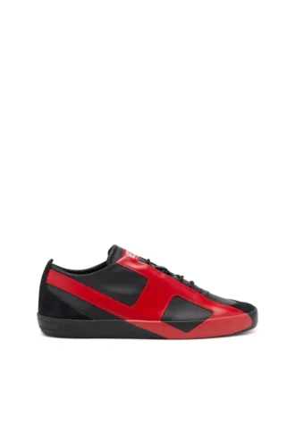 s-slante-d low S-Slante-D-Sneakers από σουέτ και δέρμα με λογότυπο D