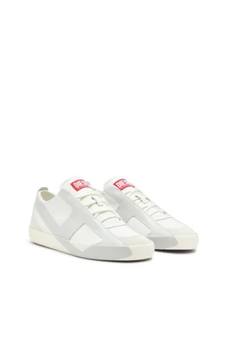 s-slante-d low S-Slante-D-Sneakers από σουέτ και δέρμα με λογότυπο D