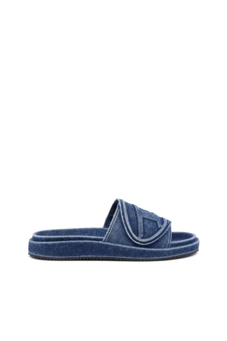 sa-slide d oval Sa-Slide D-Denim σαγιονάρες με ανάγλυφο λουράκι