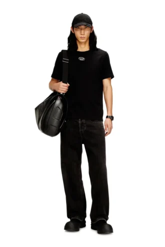 t-adjust-od T-shirt με μεταλλικό Oval D