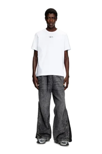 t-adjust-od T-shirt με μεταλλικό Oval D