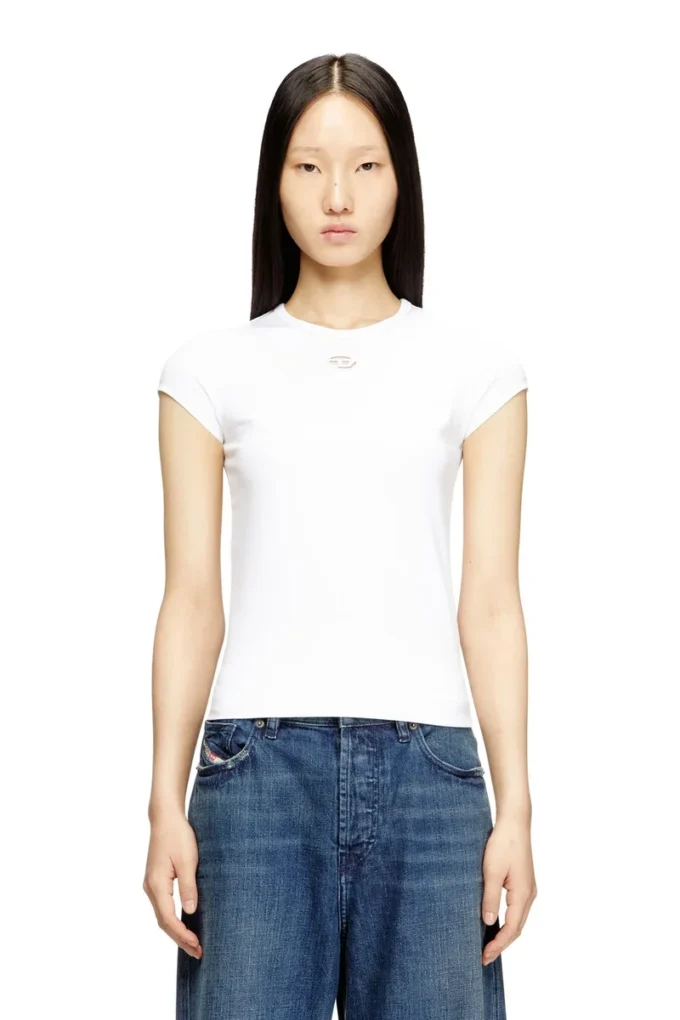 t-angie-od T-shirt με κεντημένο λογότυπο
