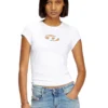 t-angie T-shirt με λογότυπο peekaboo