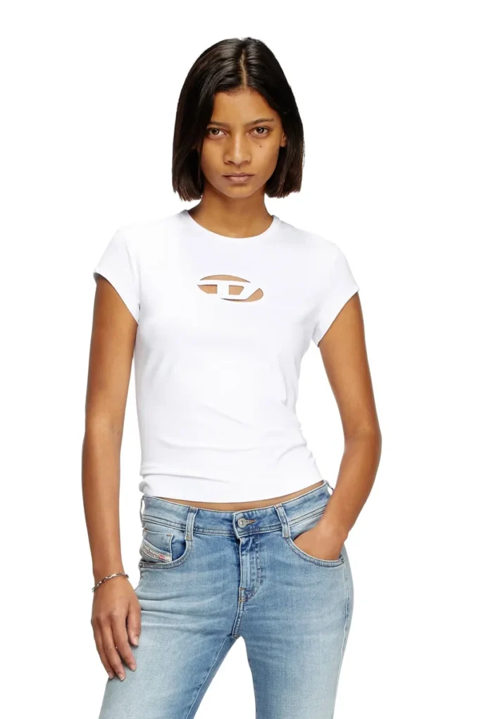 t-angie T-shirt με λογότυπο peekaboo
