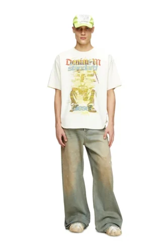 t-bix-aa T-shirt με τυπωμένους στίχους