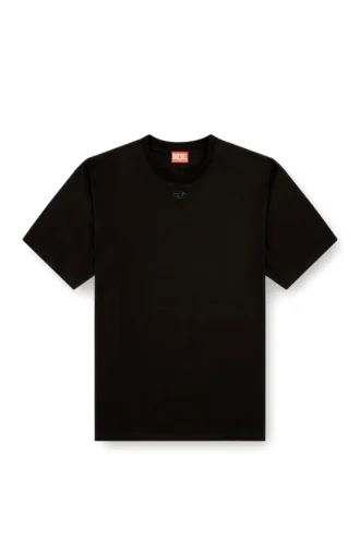 t-boxt-dco Φαρδύ βαμβακερό T-shirt με κεντημένο οβάλ D