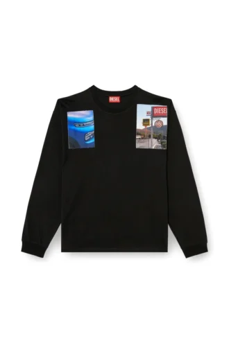 t-boxt-ls-t5 Μακρυμάνικο T-shirt με φωτογραφικά μπάλωμα με λογότυπο