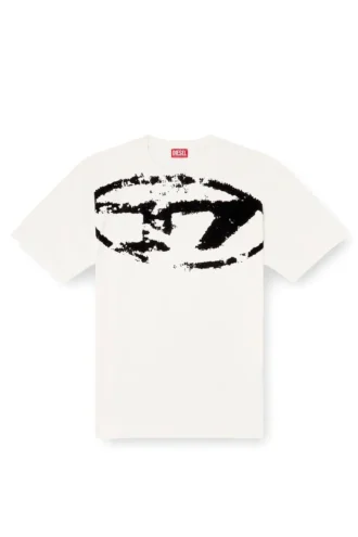 t-boxt-n14 T-shirt με φθαρμένο λογότυπο