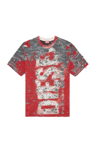 t-boxt-peel Logo T-shirt από φθαρμένο τζέρσεϊ t-boxt-peel Logo T-shirt από φθαρμένο τζέρσεϊ