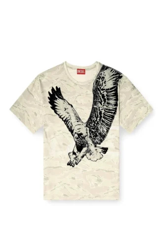 t-boxt-t14 Μπλουζάκι Camo με τύπωμα αετού