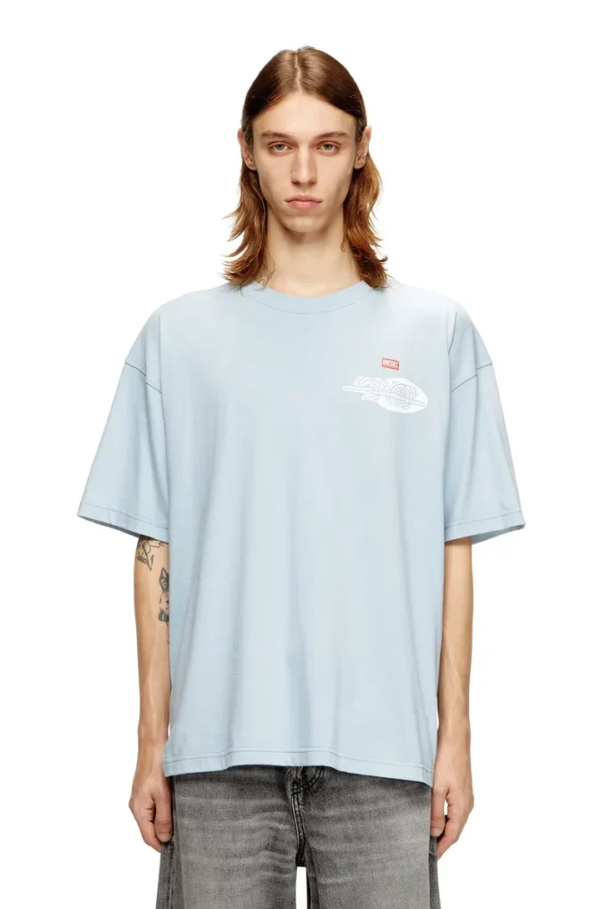 t-boxt-t23 Βαμβακερό T-shirt με γραφικό τύπωμα t-boxt-t23 Βαμβακερό T-shirt με γραφικό τύπωμα