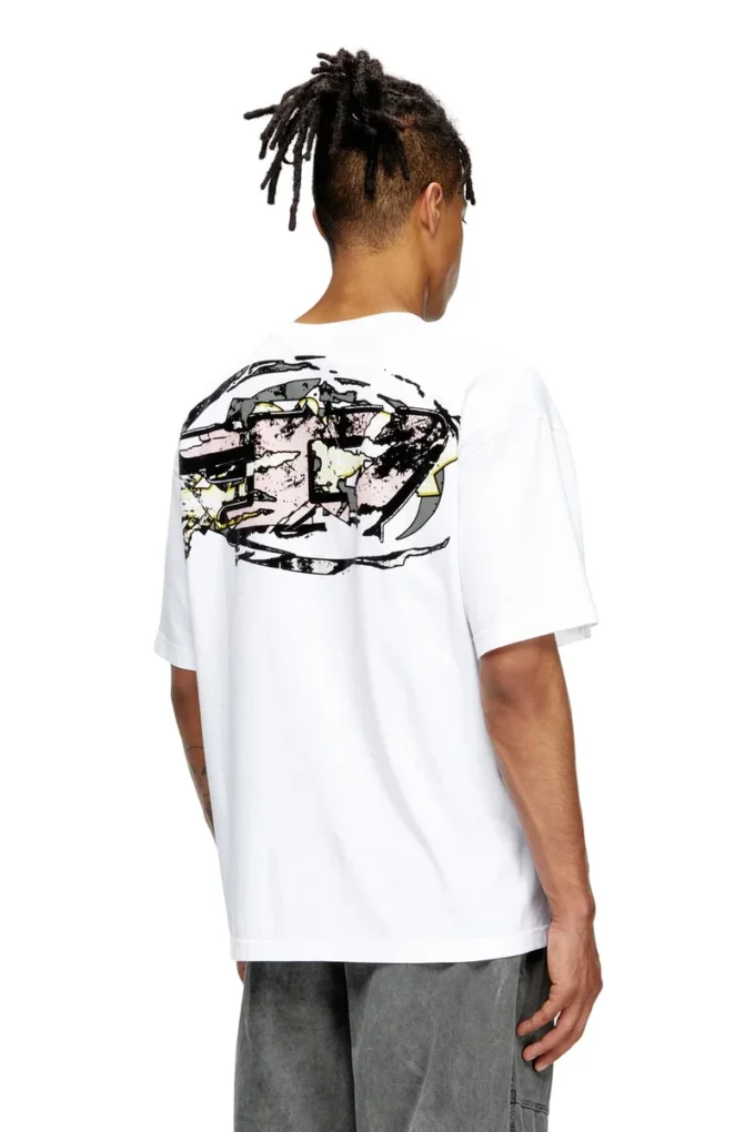 t-boxt-t24 T-shirt με οβάλ λογότυπο D t-boxt-t24 T-shirt με οβάλ λογότυπο D