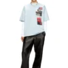 t-boxt-t3 T-shirt με φωτογραφικά μπαλώματα με λογότυπο t-boxt-t3 T-shirt με φωτογραφικά μπαλώματα με λογότυπο
