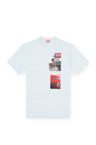 t-boxt-t3 T-shirt με φωτογραφικά μπαλώματα με λογότυπο
