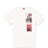 t-boxt-t3 T-shirt με φωτογραφικά μπαλώματα με λογότυπο t-boxt-t3 T-shirt με φωτογραφικά μπαλώματα με λογότυπο