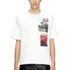 t-boxt-t3 T-shirt με φωτογραφικά μπαλώματα με λογότυπο t-boxt-t3 T-shirt με φωτογραφικά μπαλώματα με λογότυπο