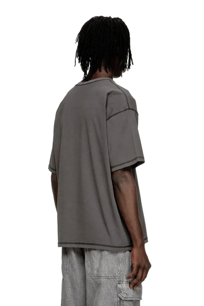t-boxt-t5 Βαμβακερό T-shirt με οβάλ εκτύπωση D t-boxt-t5 Βαμβακερό T-shirt με οβάλ εκτύπωση D