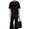 t-boxt-t6 T-shirt με κόκκινο οβάλ D