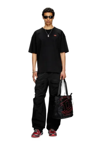 t-boxt-t6 T-shirt με κόκκινο οβάλ D