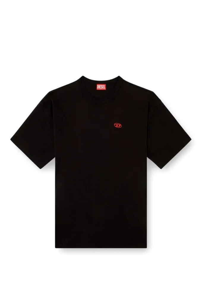 t-boxt-t6 T-shirt με κόκκινο οβάλ D