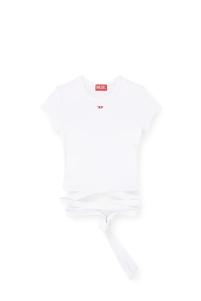 t-bunny-tail T-shirt με κορδόνια