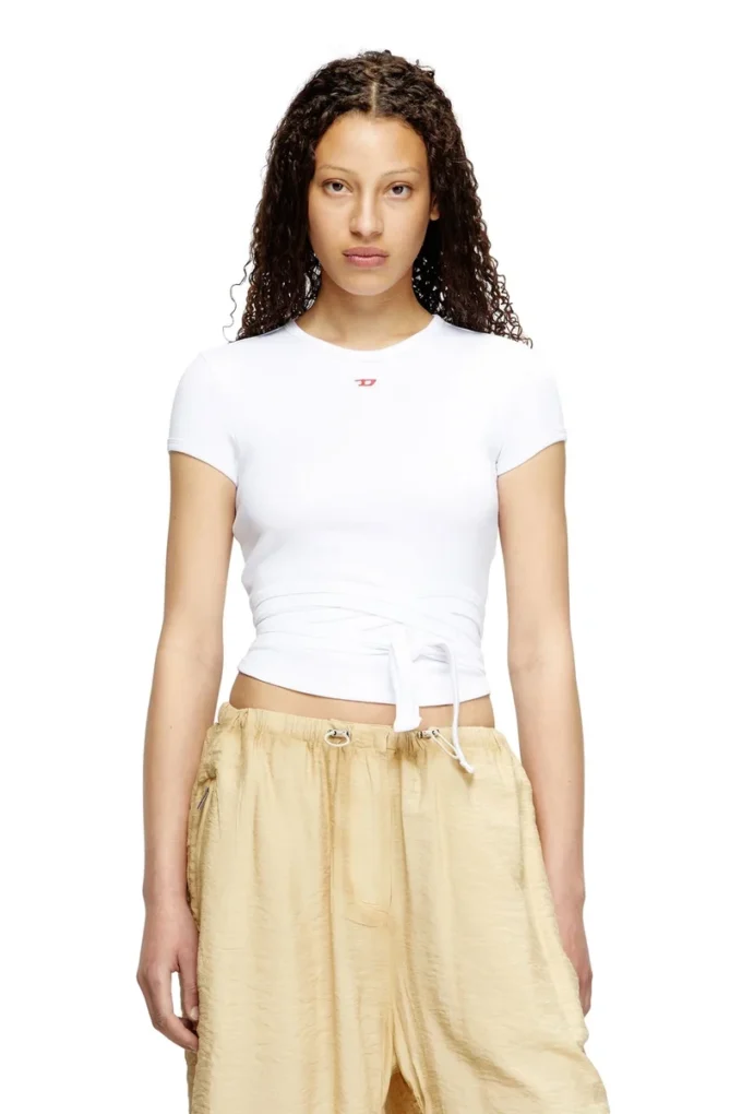 t-bunny-tail T-shirt με κορδόνια