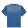 t-craoxt Βαμβακερό T-shirt με αντίθεση στις ραφές t-craoxt Βαμβακερό T-shirt με αντίθεση στις ραφές