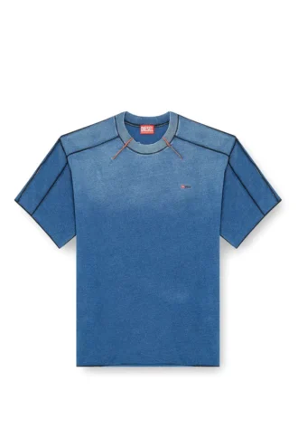 t-craoxt Βαμβακερό T-shirt με αντίθεση στις ραφές