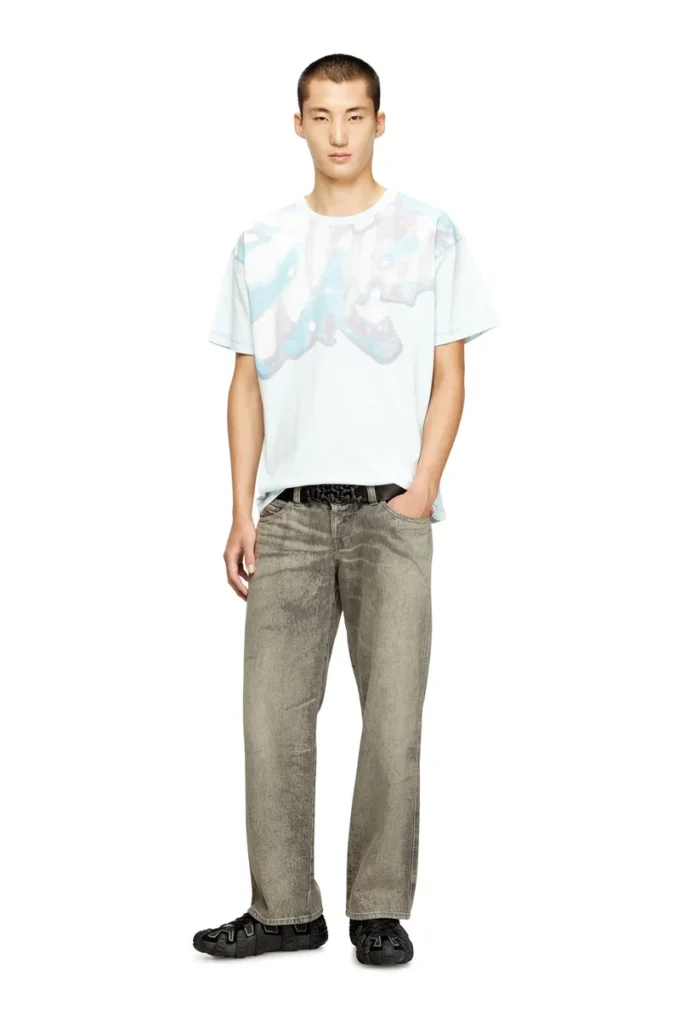 t-gaspard-ihbj T-shirt με ξεθωριασμένο γραφικό τύπωμα t-gaspard-ihbj T-shirt με ξεθωριασμένο γραφικό τύπωμα