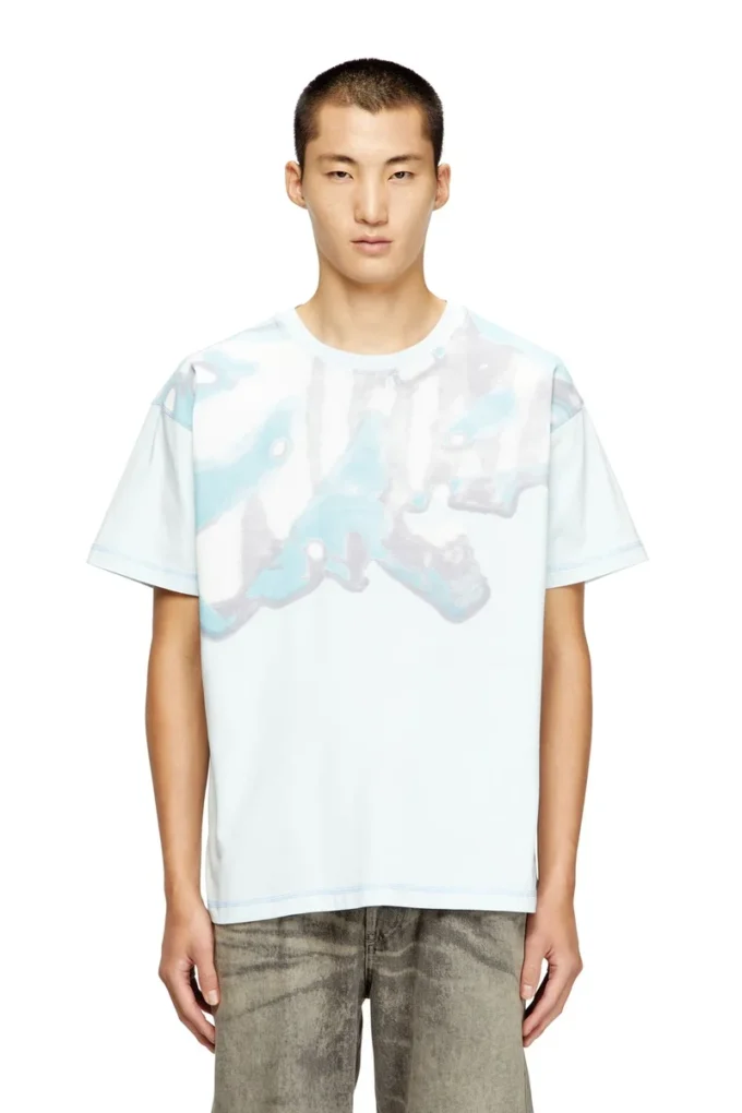 t-gaspard-ihbj T-shirt με ξεθωριασμένο γραφικό τύπωμα t-gaspard-ihbj T-shirt με ξεθωριασμένο γραφικό τύπωμα