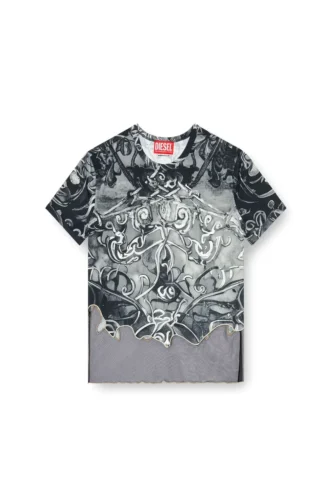 t-inlay Νάιλον T-shirt με εραλδικό τύπωμα