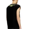 t-isak-a Αμάνικο T-shirt με τυπωμένους στίχους
